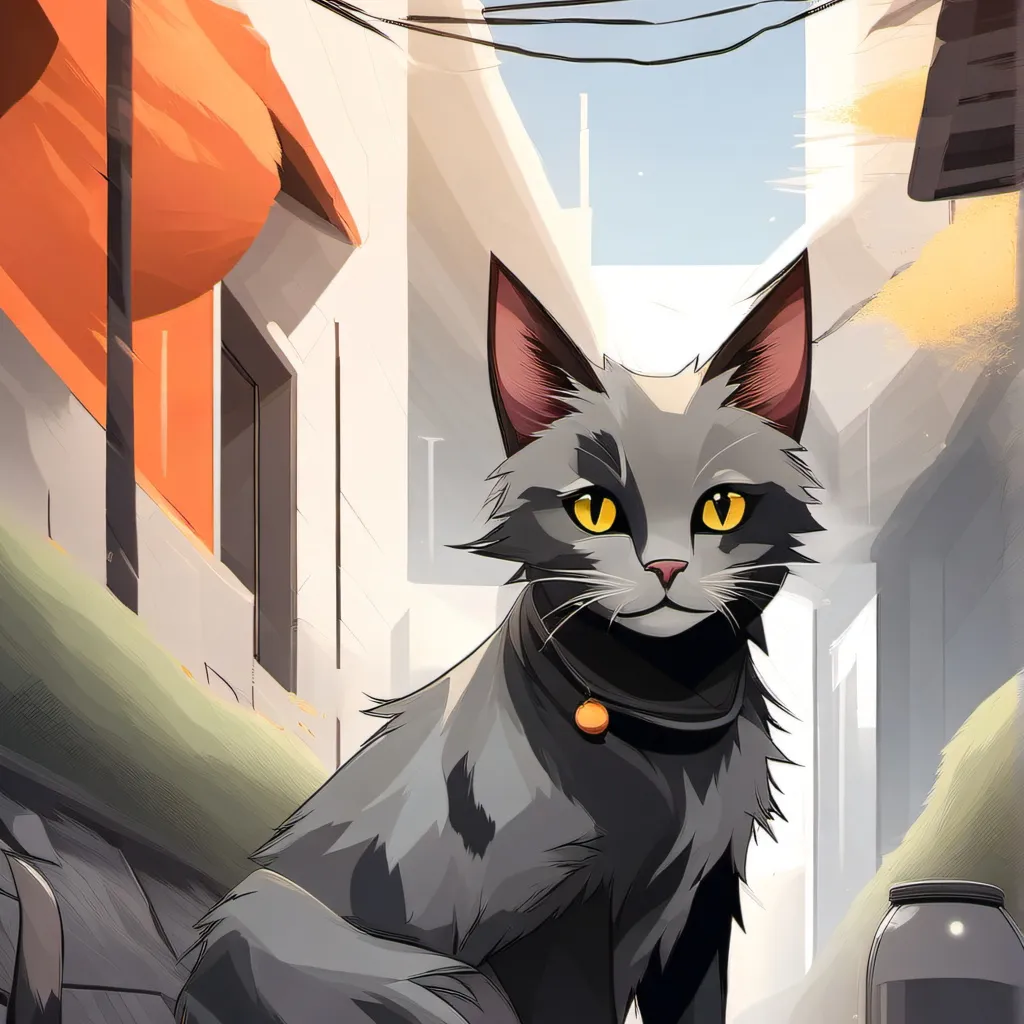 chat with ai character: stray cat