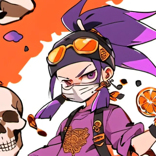 chat with ai character: skull splatoon