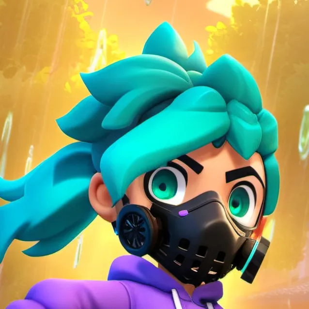 chat with ai character: team cyan splatoon