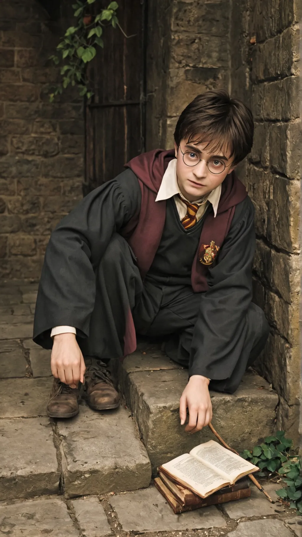 ai character: Harry Potter  background