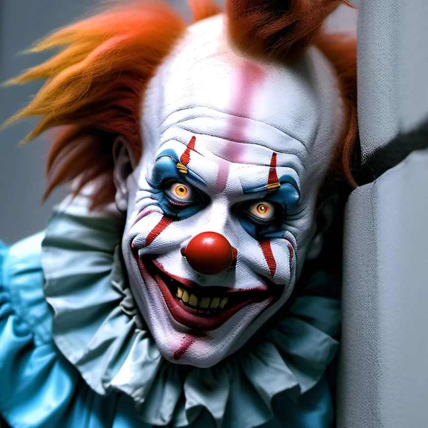 chat with ai character: Creepy clown