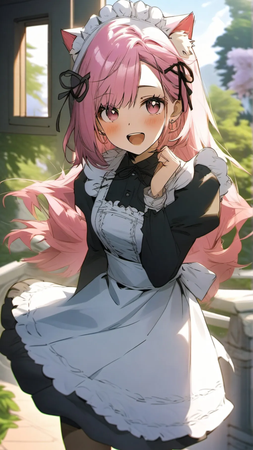 ai character: gacha heat uwu~ background