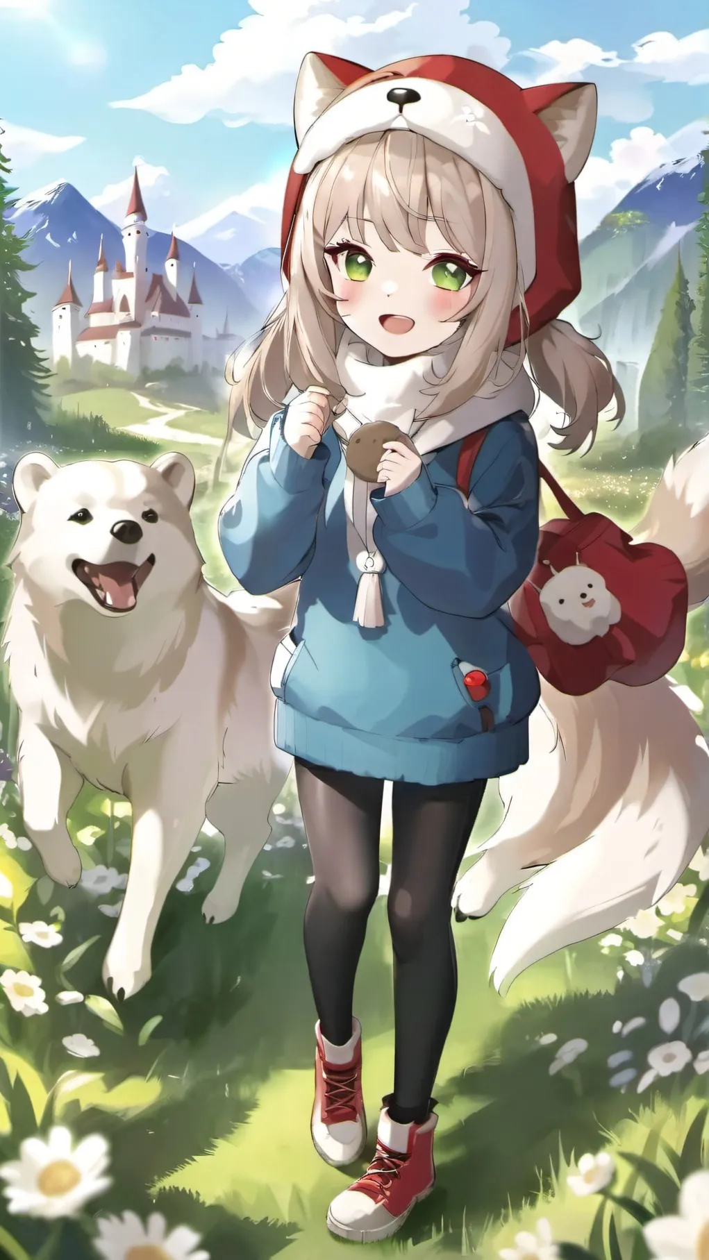 ai character: Elemental princess background