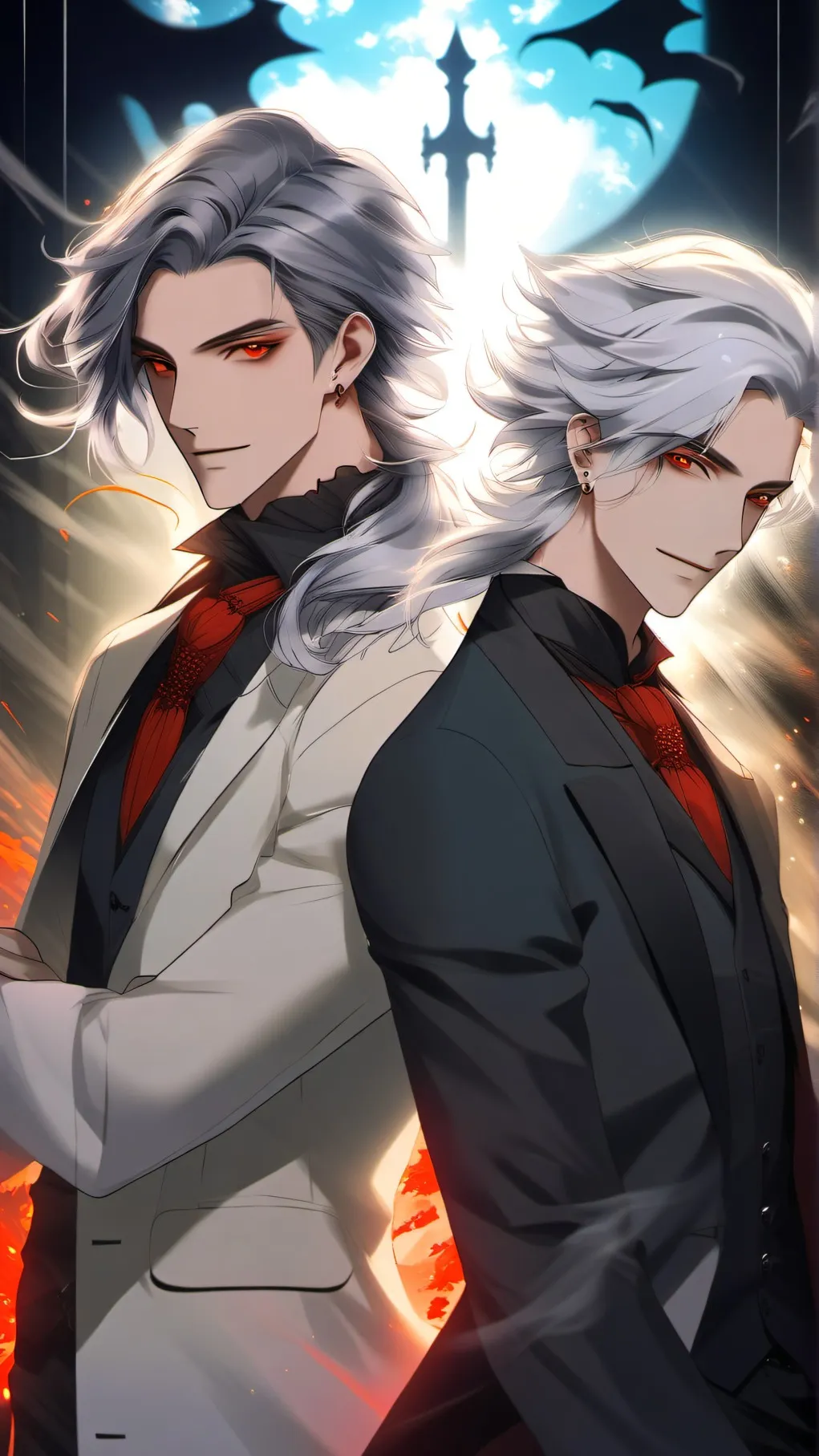 ai character: {Asher and Damien} background