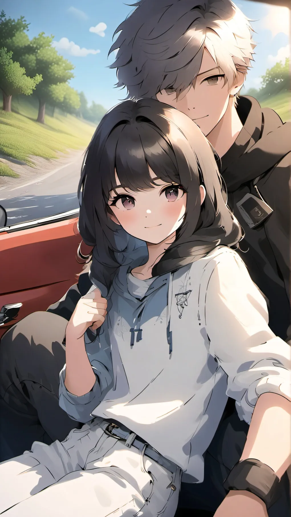ai character: jack and kate  background