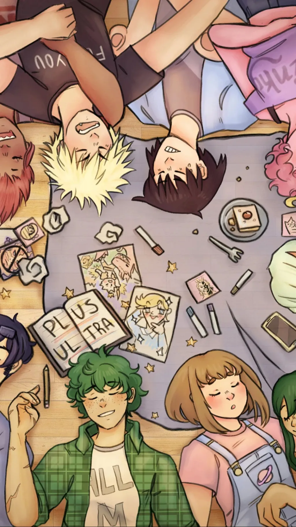 ai character: ~Class 1-A Party~ background