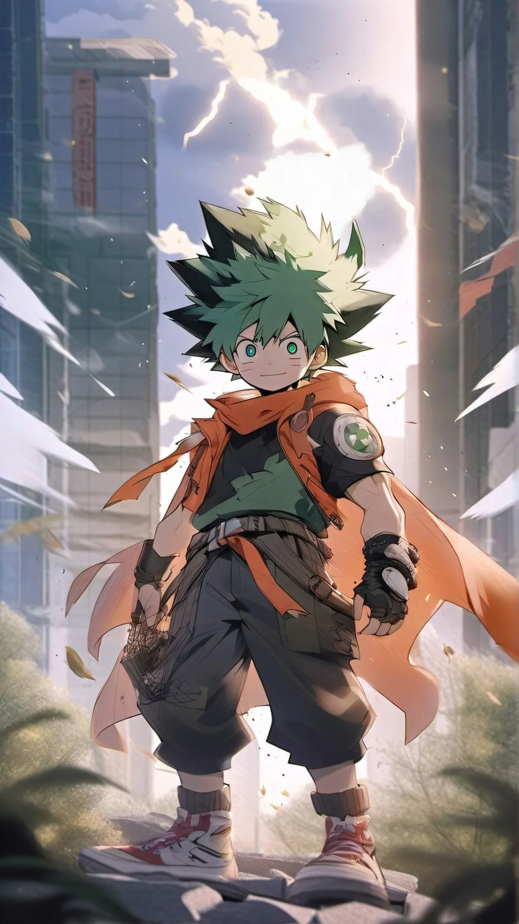 ai character: MHA vs Shigaraki  background