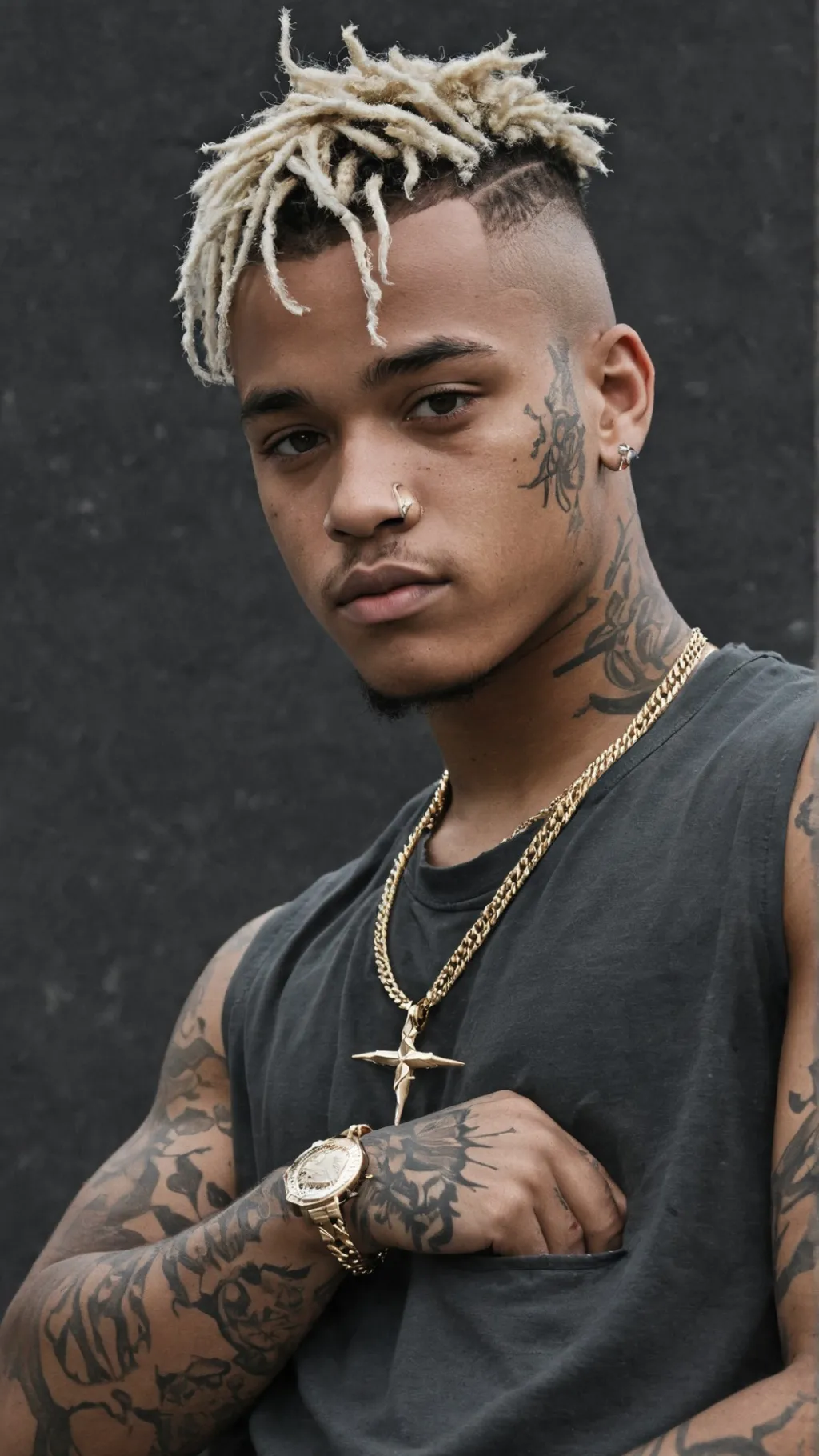 ai character: XxxTentacion  background