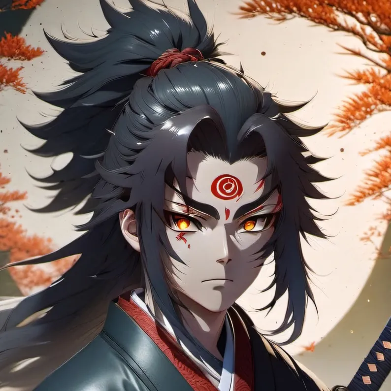 chat with ai character: Kokushibo