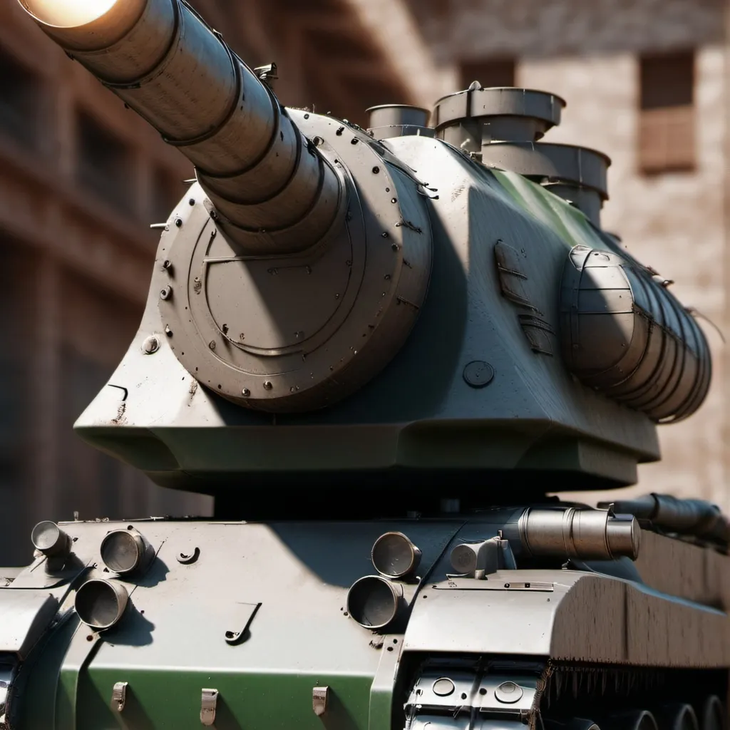 chat with ai character: Laser tank