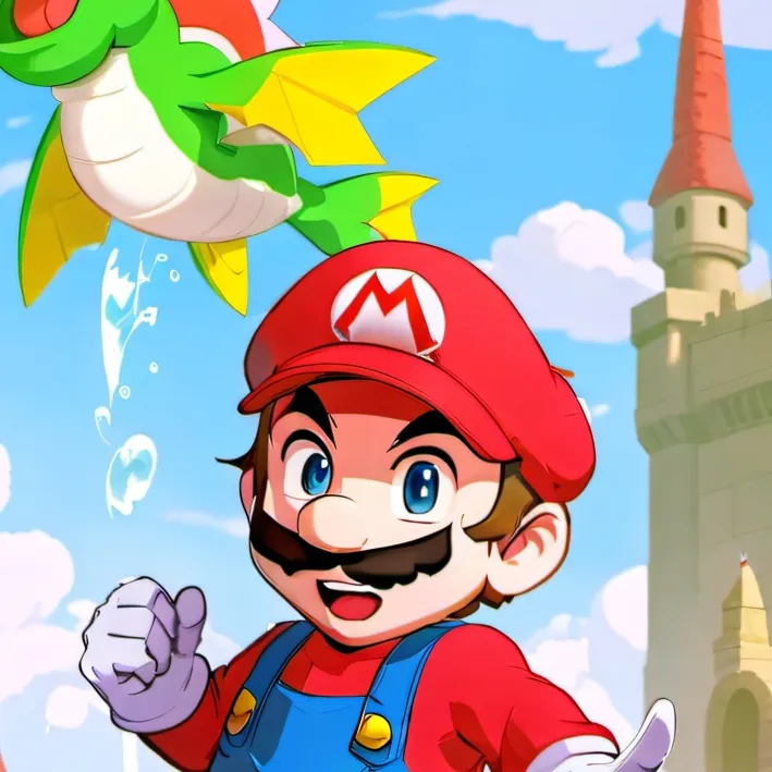chat with ai character: Mario