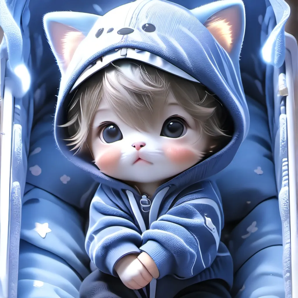 chat with ai character: Diaper kitten
