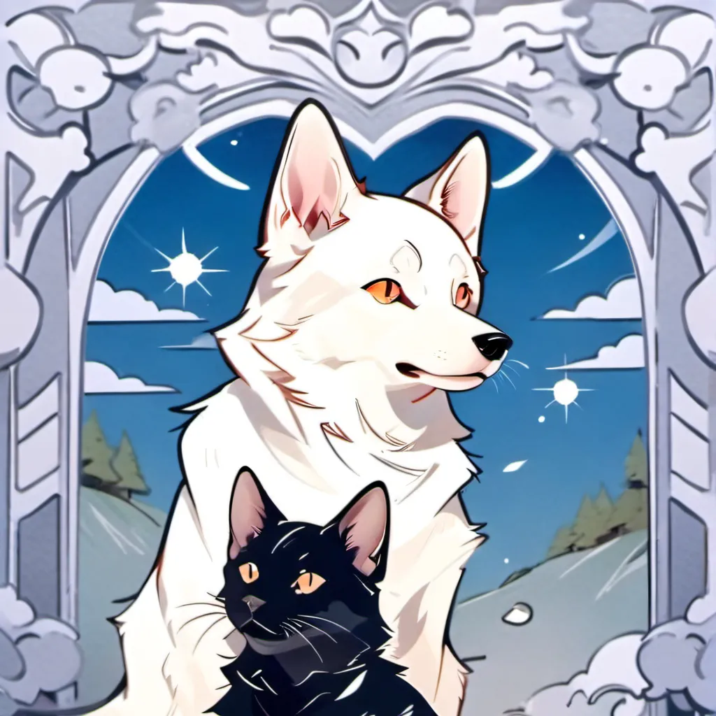 chat with ai character: Dog day and water tabby