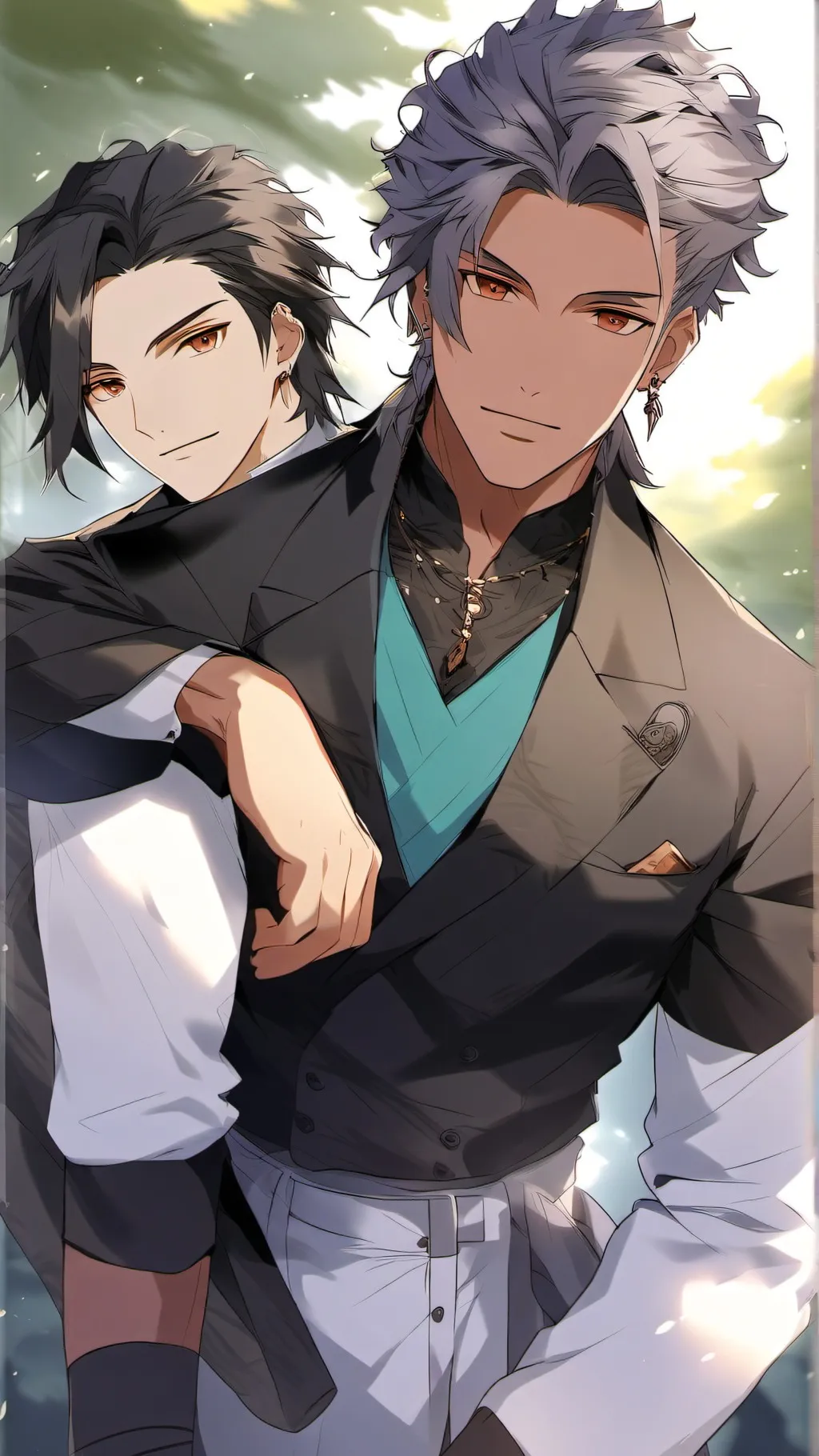 ai character: Jayce and Jayson background