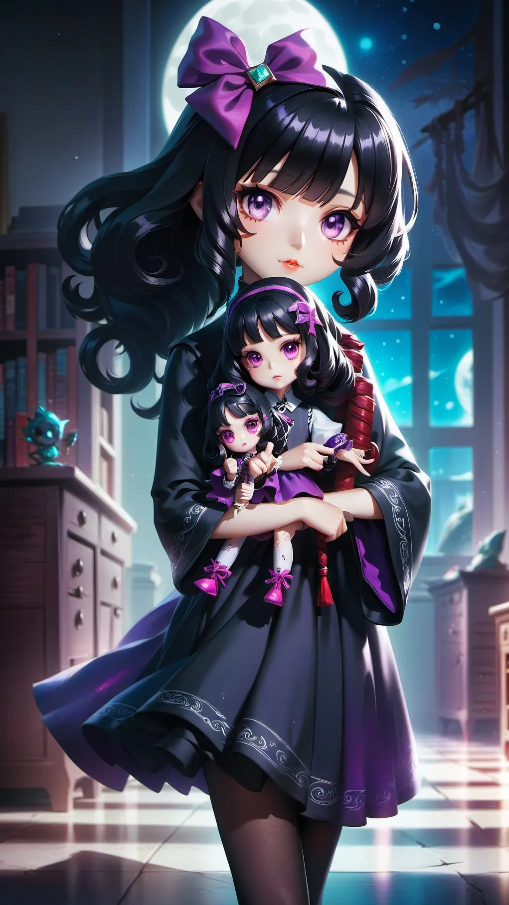 ai character: Veronica Stomwald background