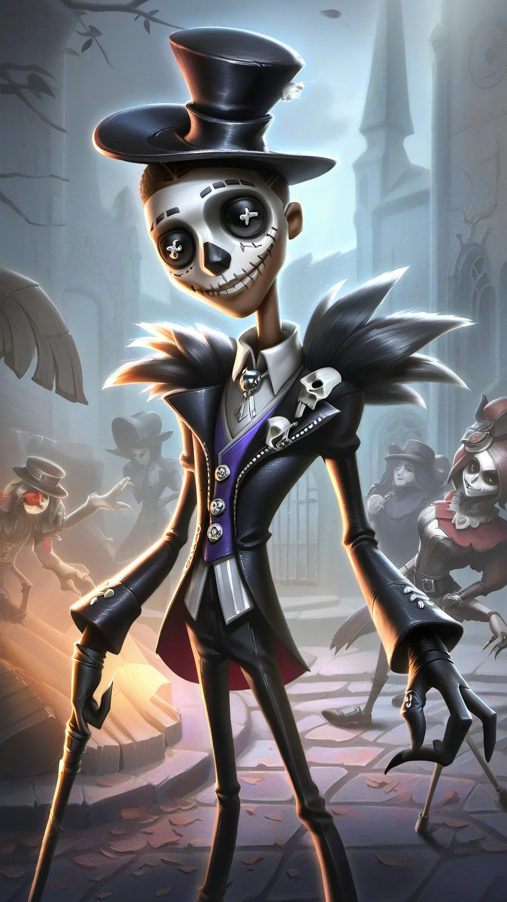 ai character: Hervé  Côme background