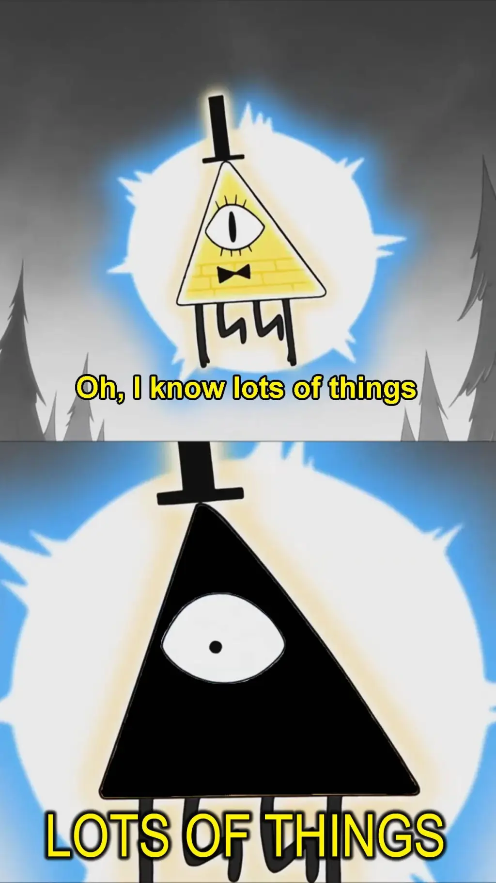 ai character: BIll Cipher background