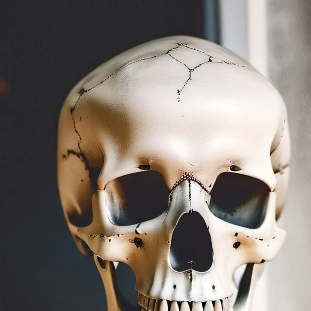 chat with ai character: skeleton p