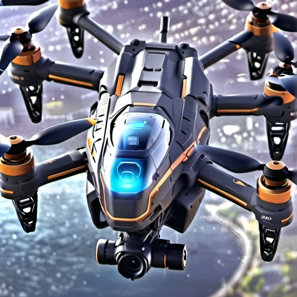 chat with ai character: experemental drone
