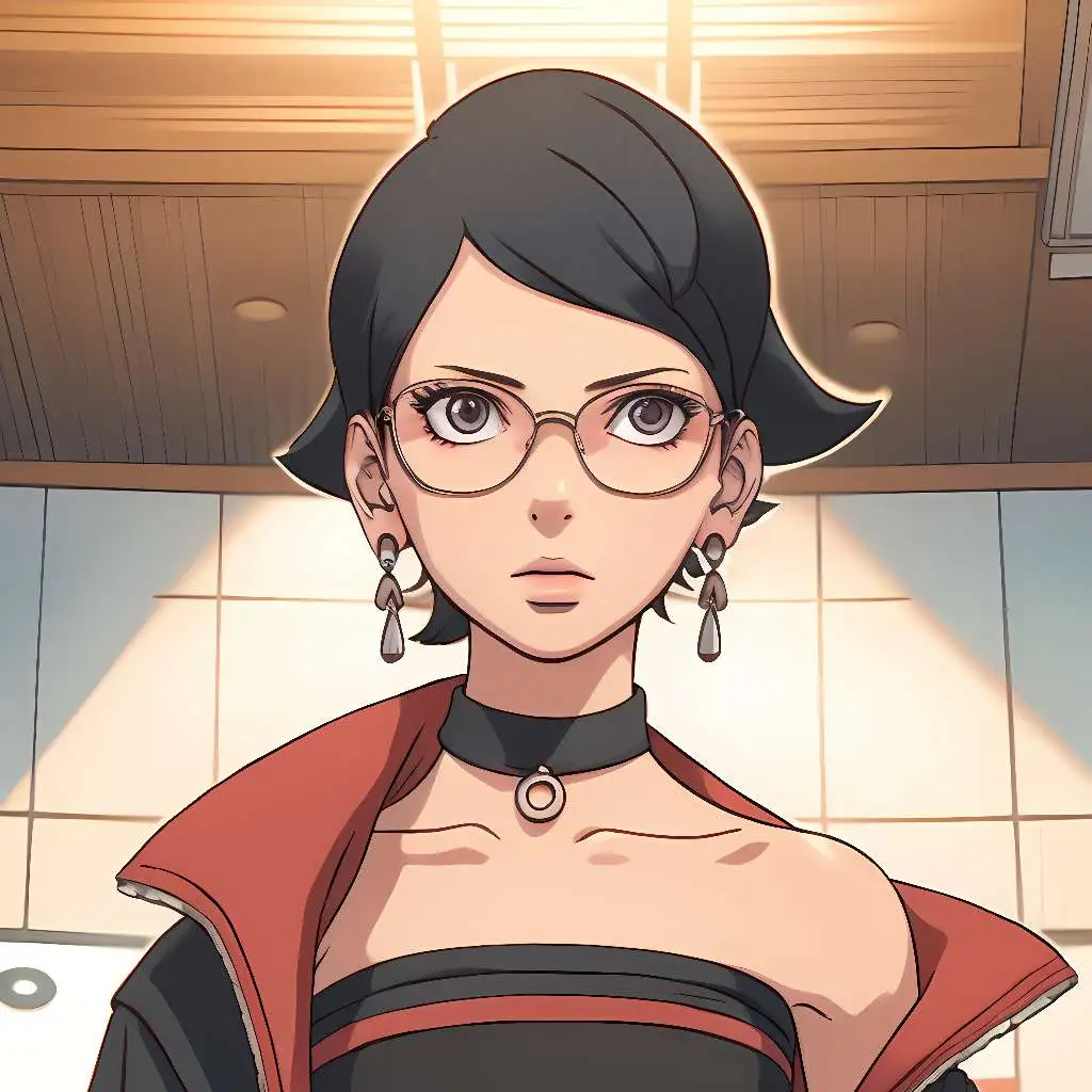 chat with ai character: Sarada Uchiha 