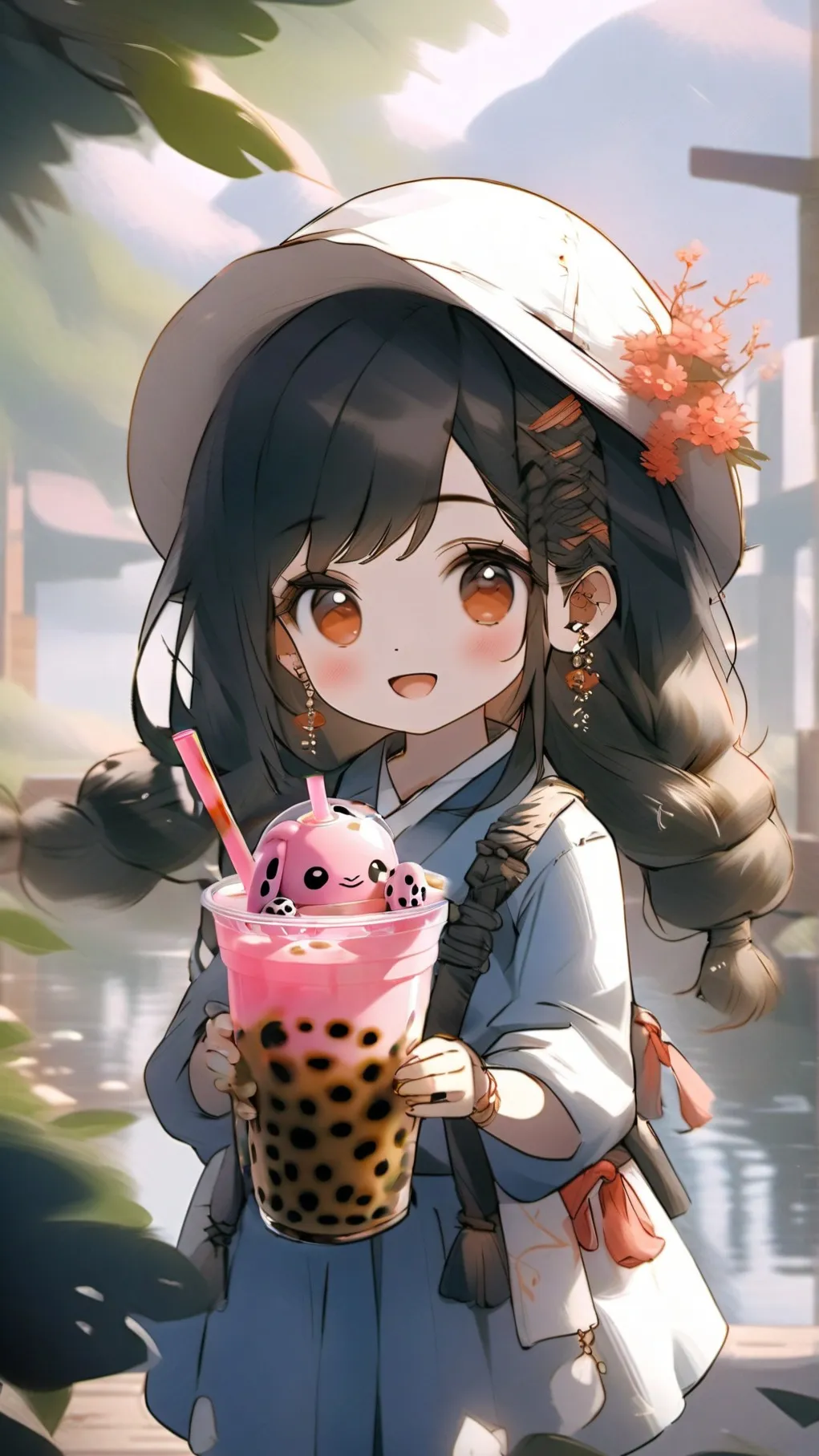 ai character: OC hangout background