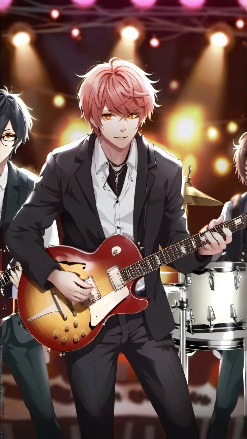 ai character: School talent show background