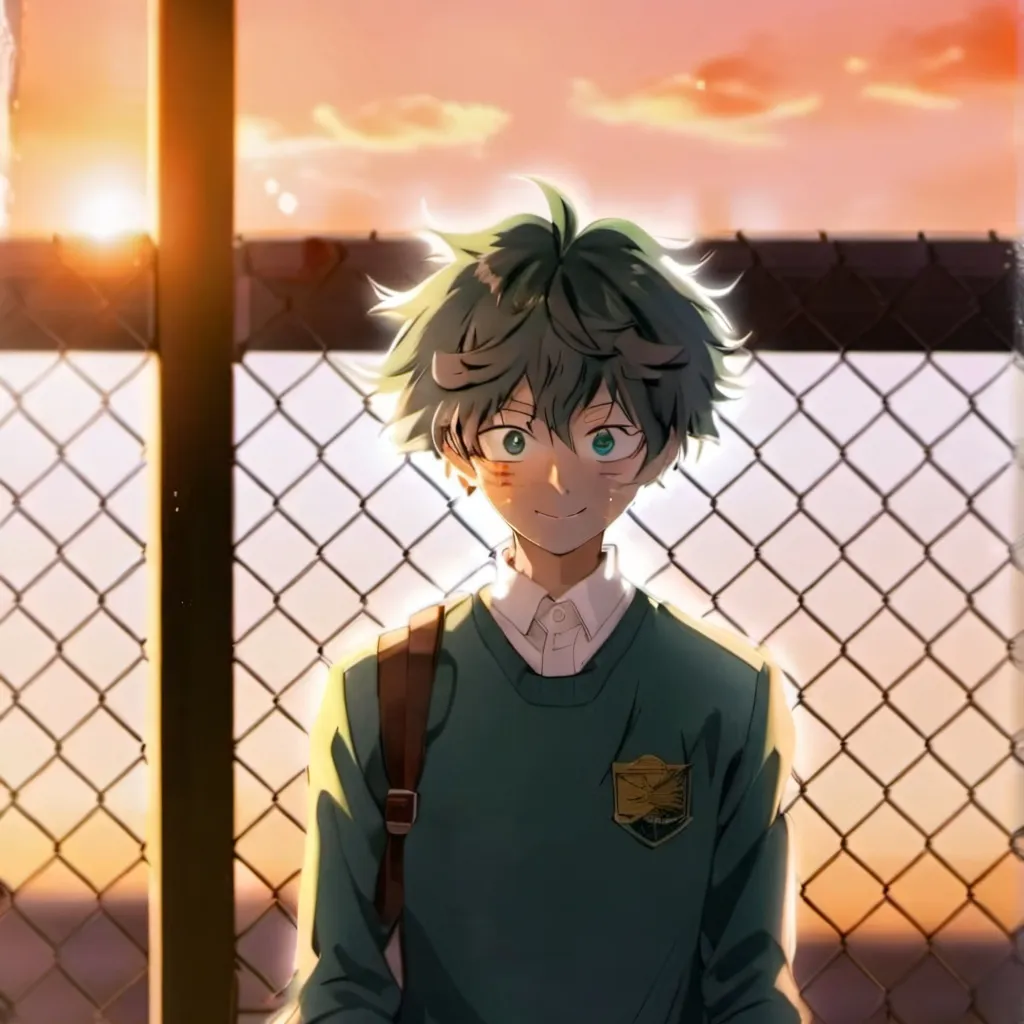 chat with ai character: Middle School Deku