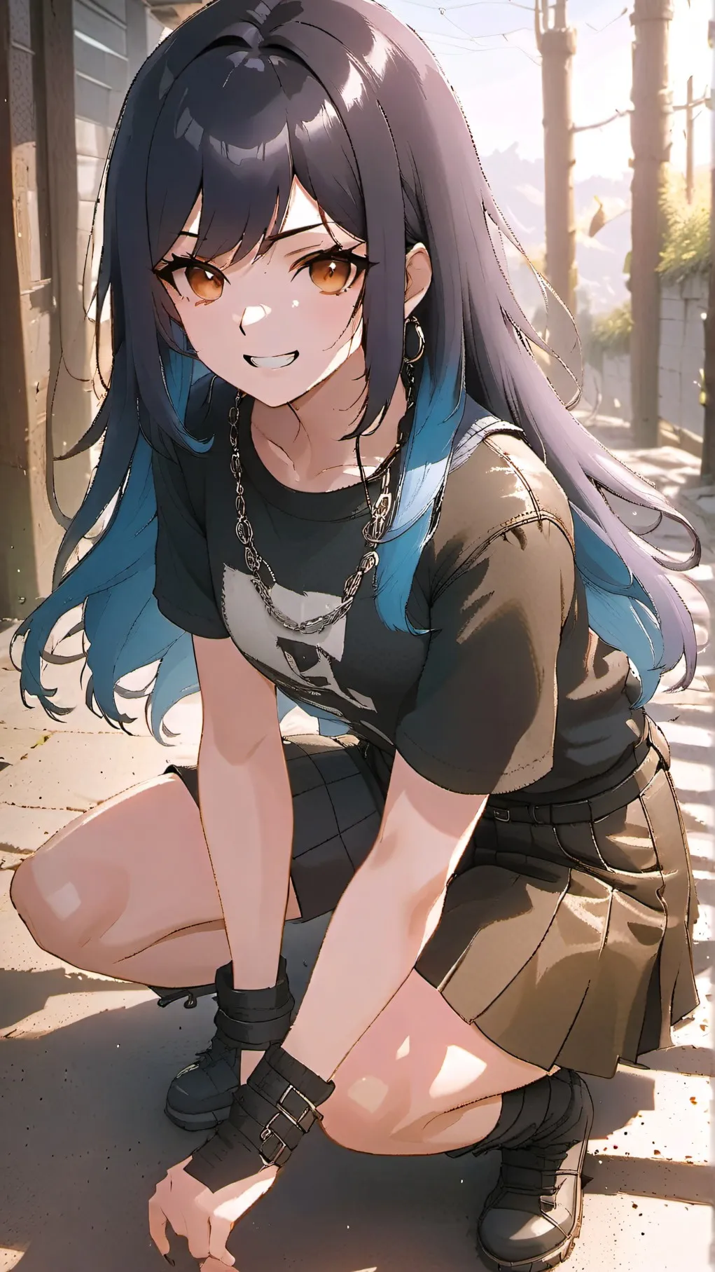 ai character: Jade West background