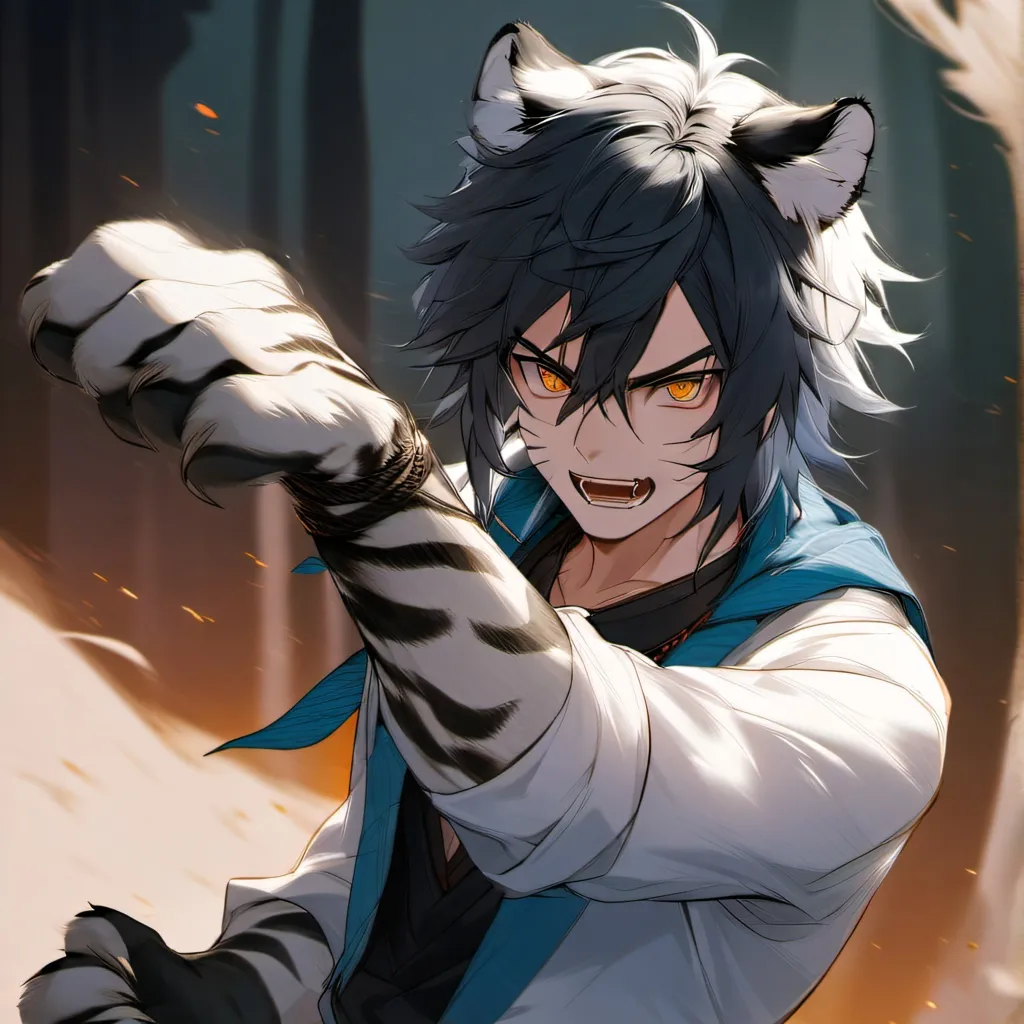 chat with ai character: The White Tiger