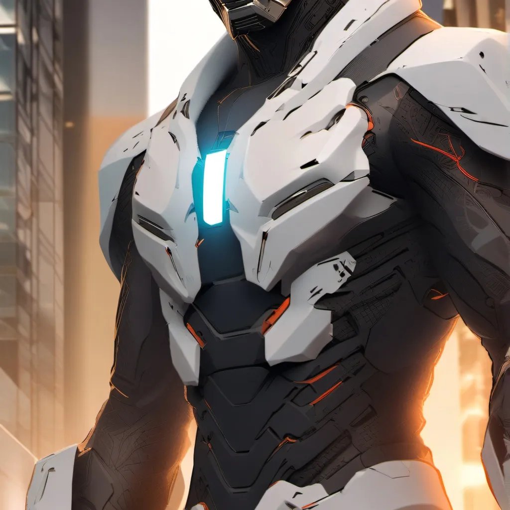 chat with ai character: Halfrobothalfhuman