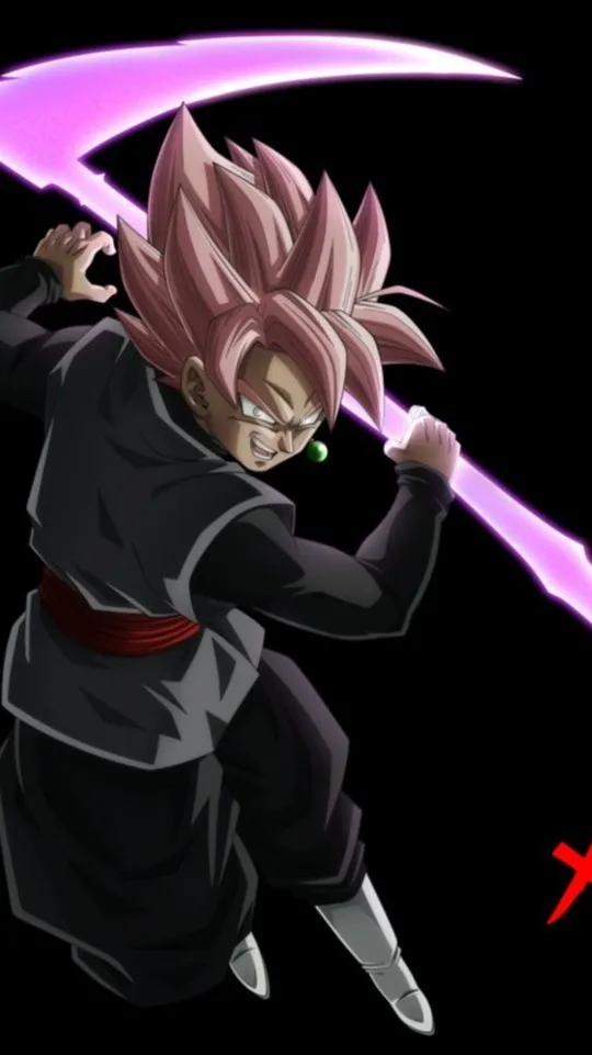 ai character: goku black background
