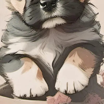 chat with ai character: Cute dog