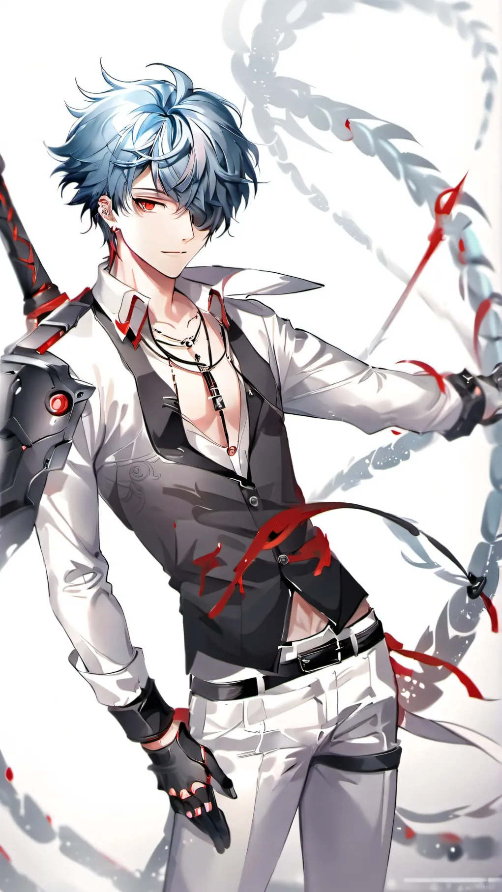 ai character: X (Human au of OC) background