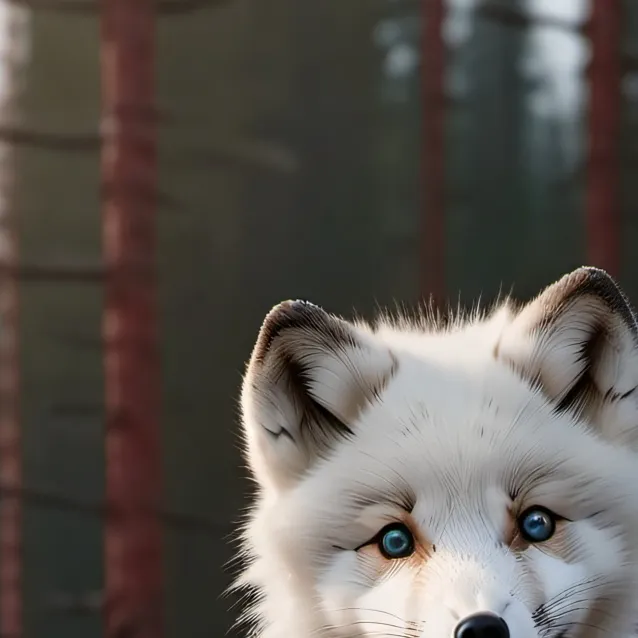 chat with ai character: arctic fox cub