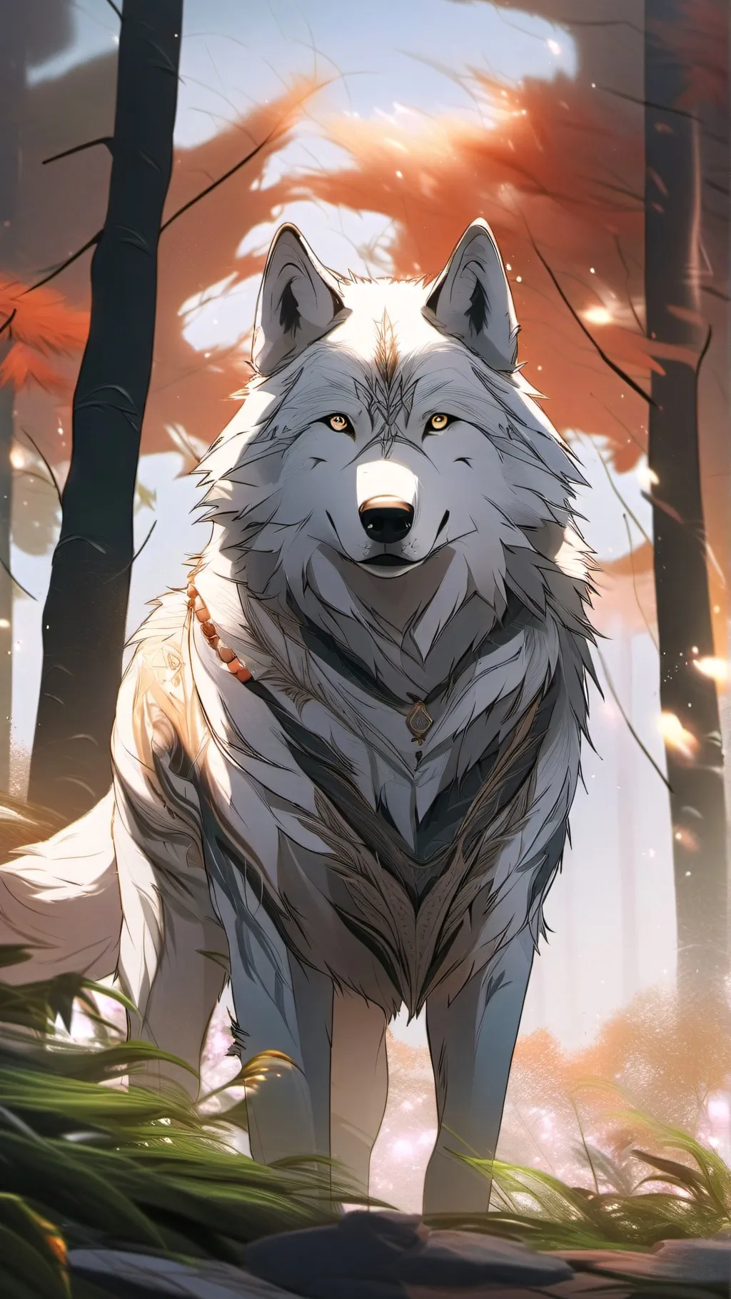 ai character: Loup  background