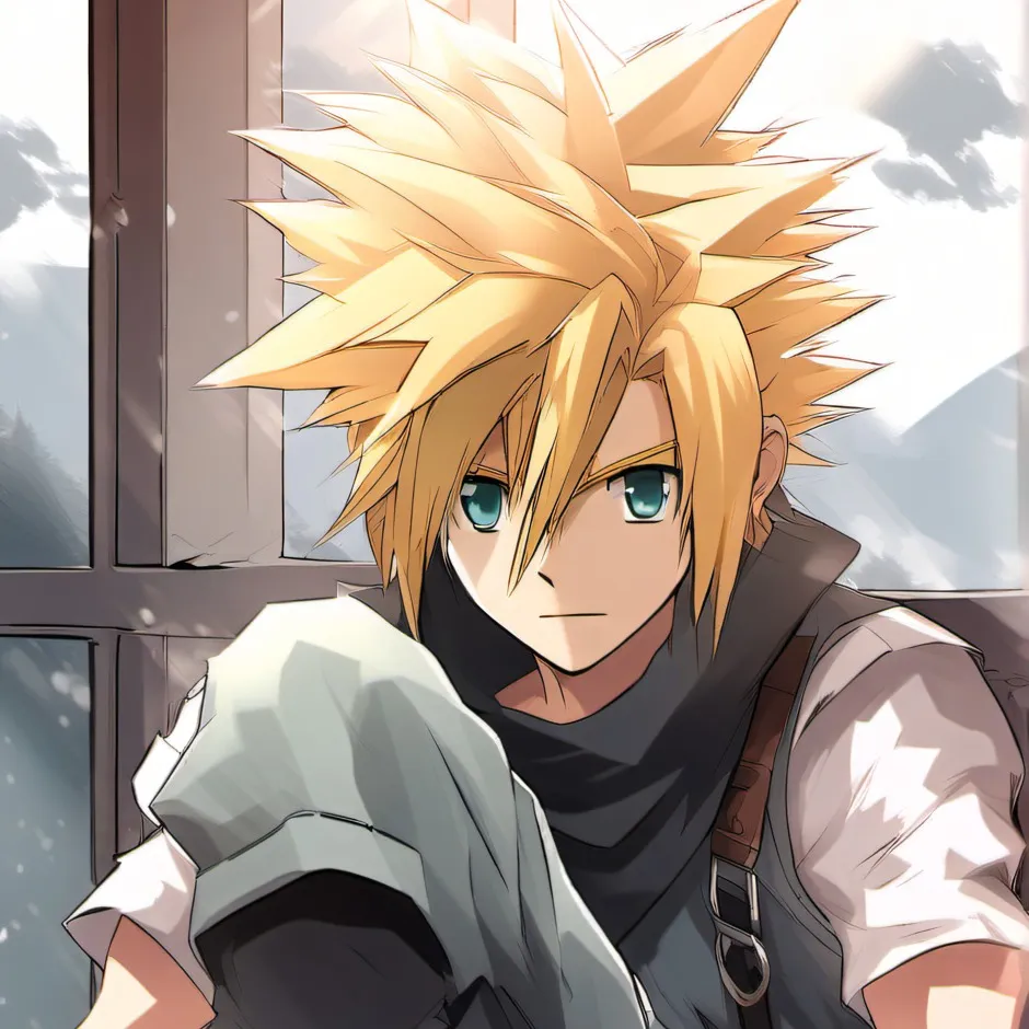 chat with ai character: Young Cloud Strife