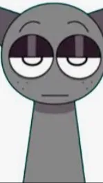 ai character: grey background