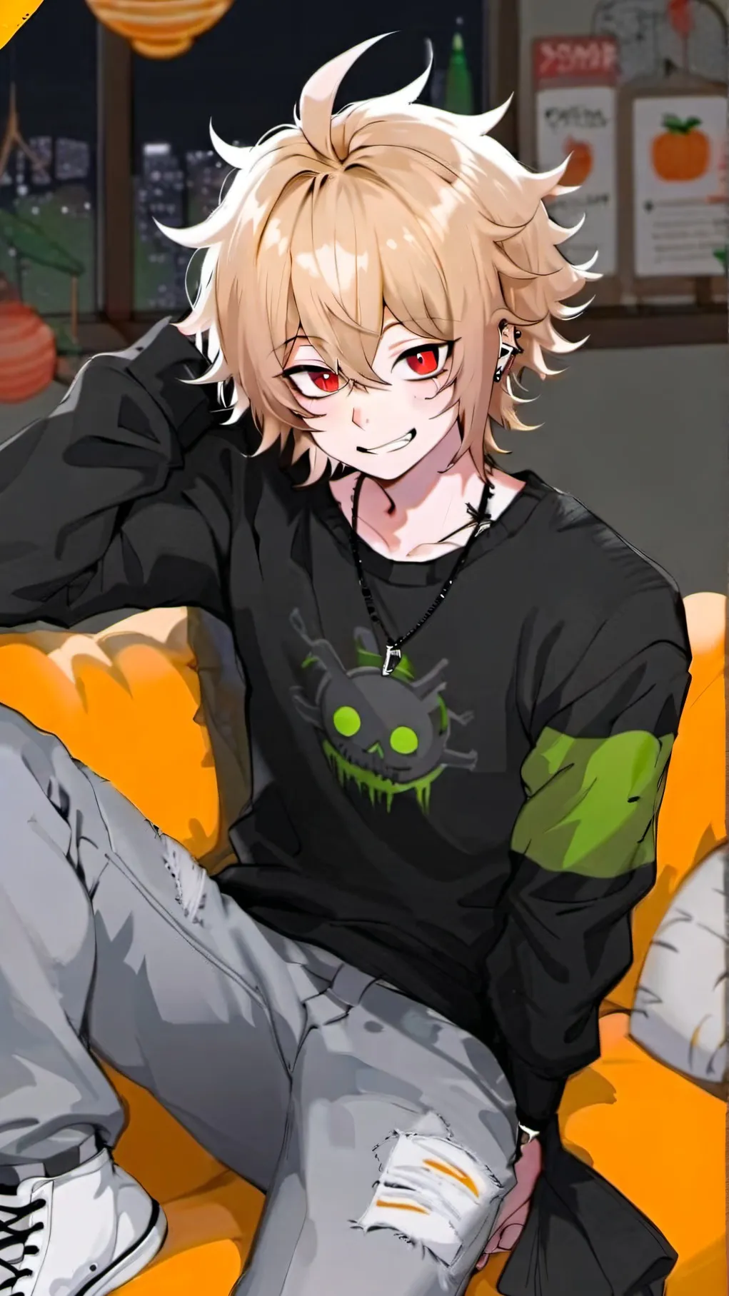 ai character: Basil background