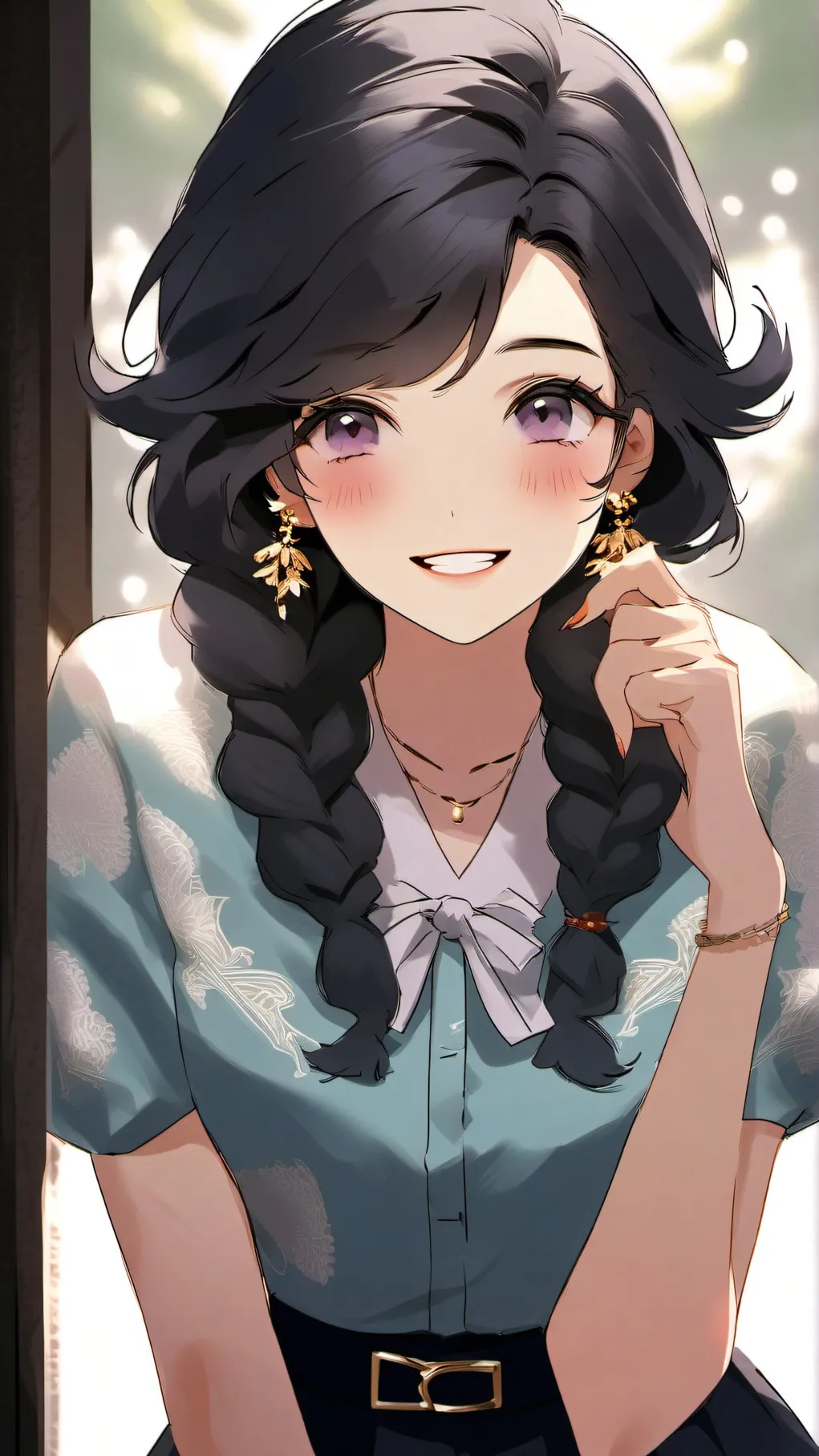 ai character: giant background