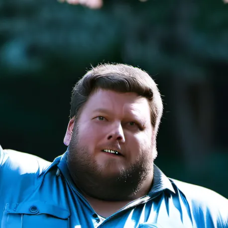 chat with ai character: Fat man