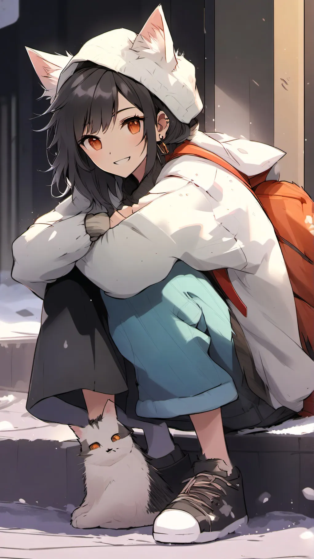 ai character: Kat background
