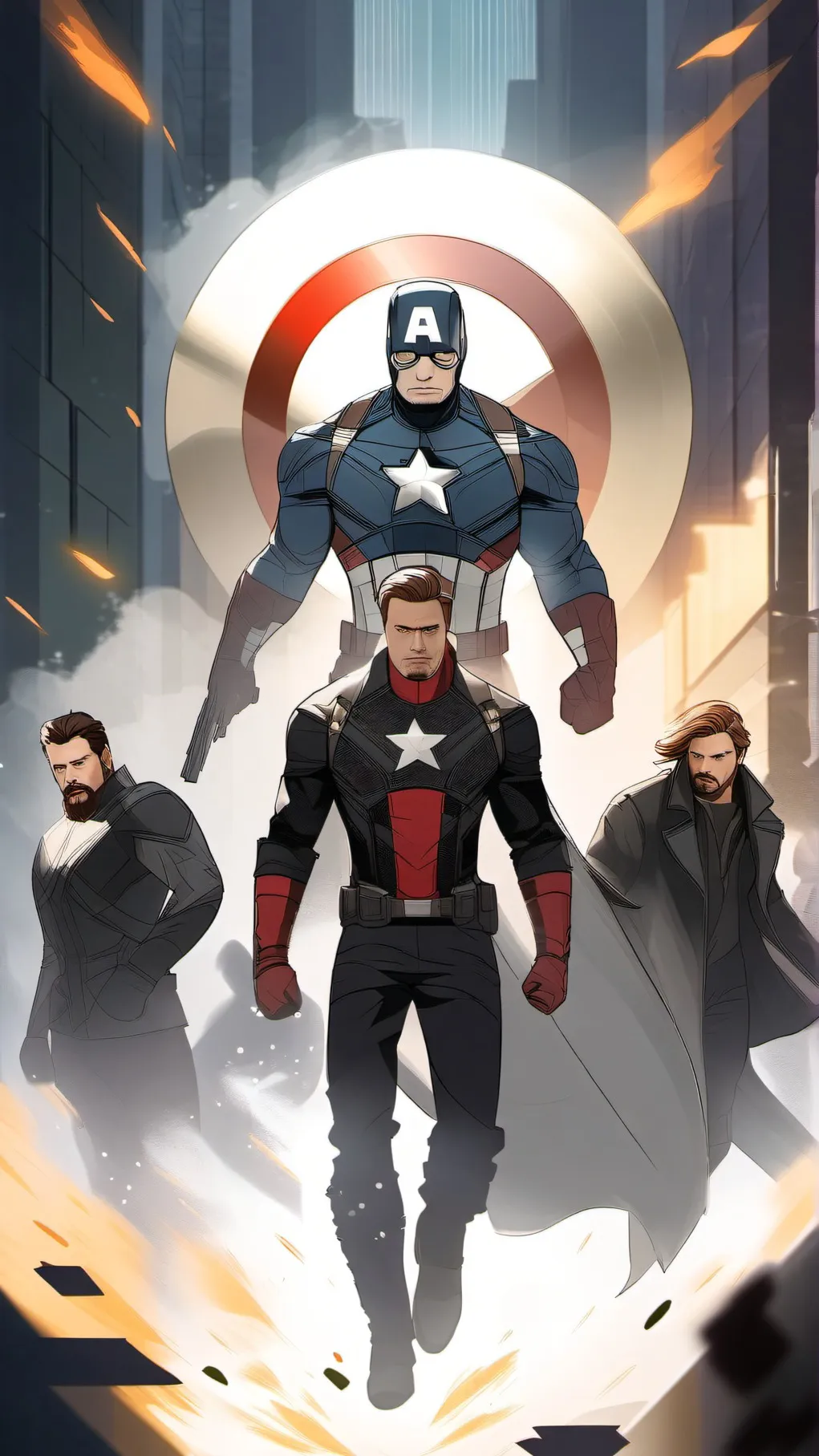 ai character: Avengers AU background