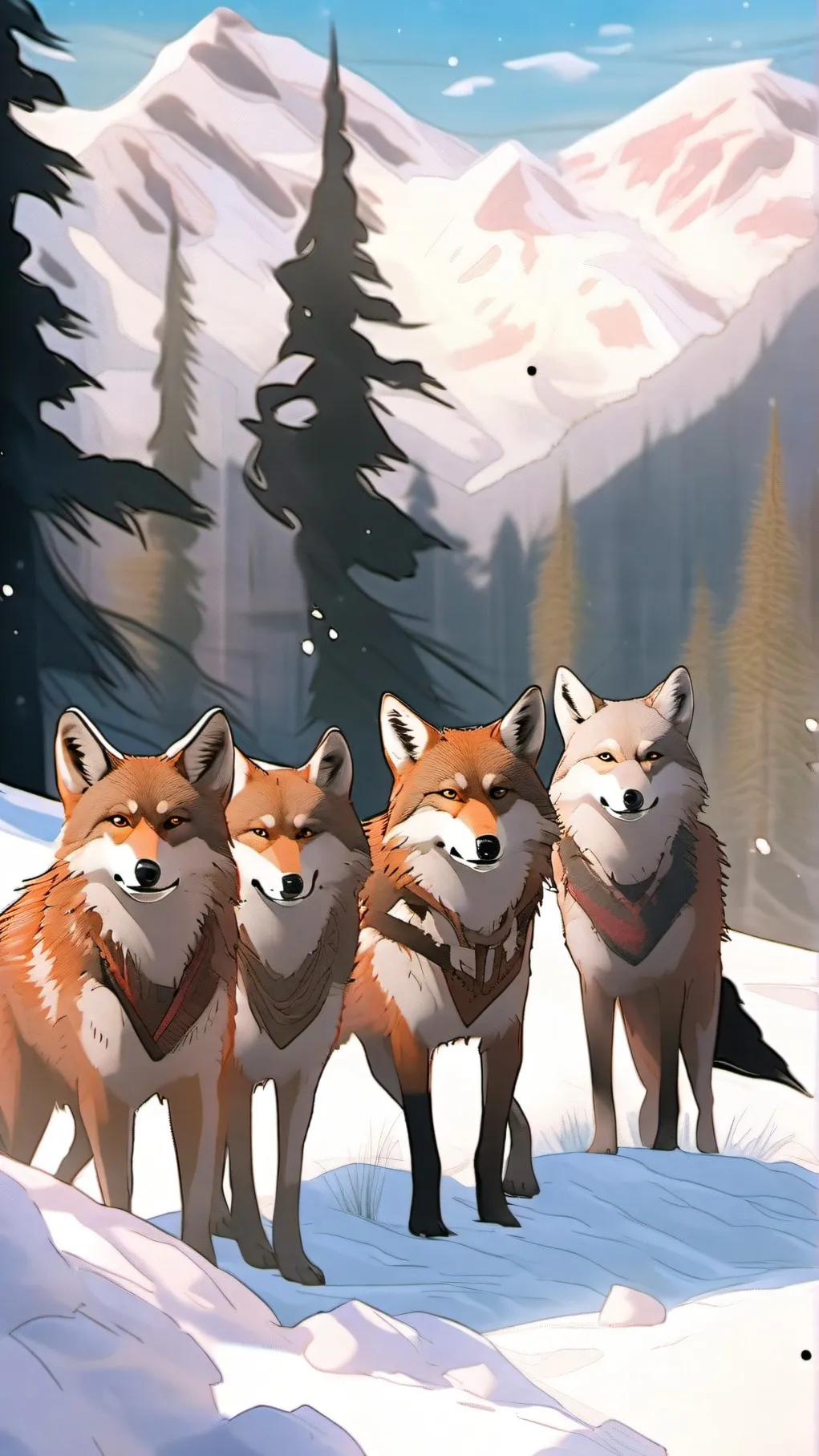 ai character: Pack 5.0 background