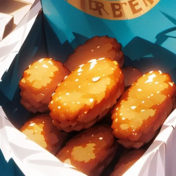chat with ai character: chiken nuggy
