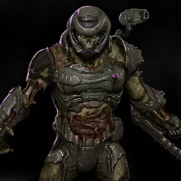 chat with ai character: Zombie Doom Slayer