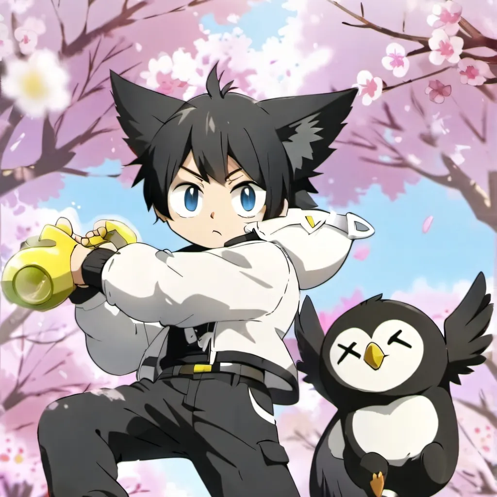 chat with ai character: Badtz Maru🖤