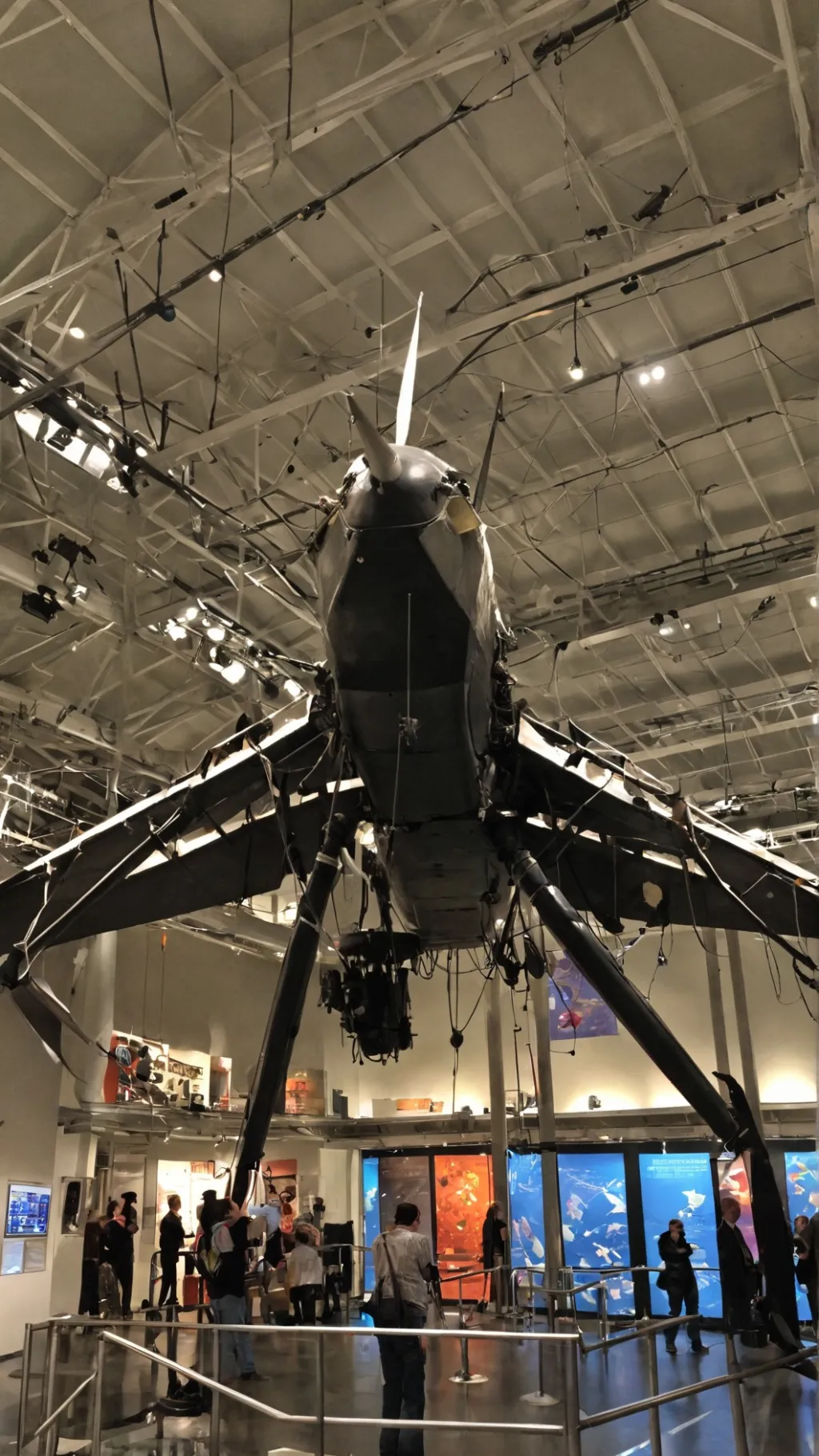 ai character: museum  background