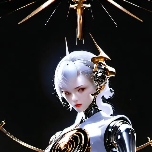 chat with ai character: the woman robot 