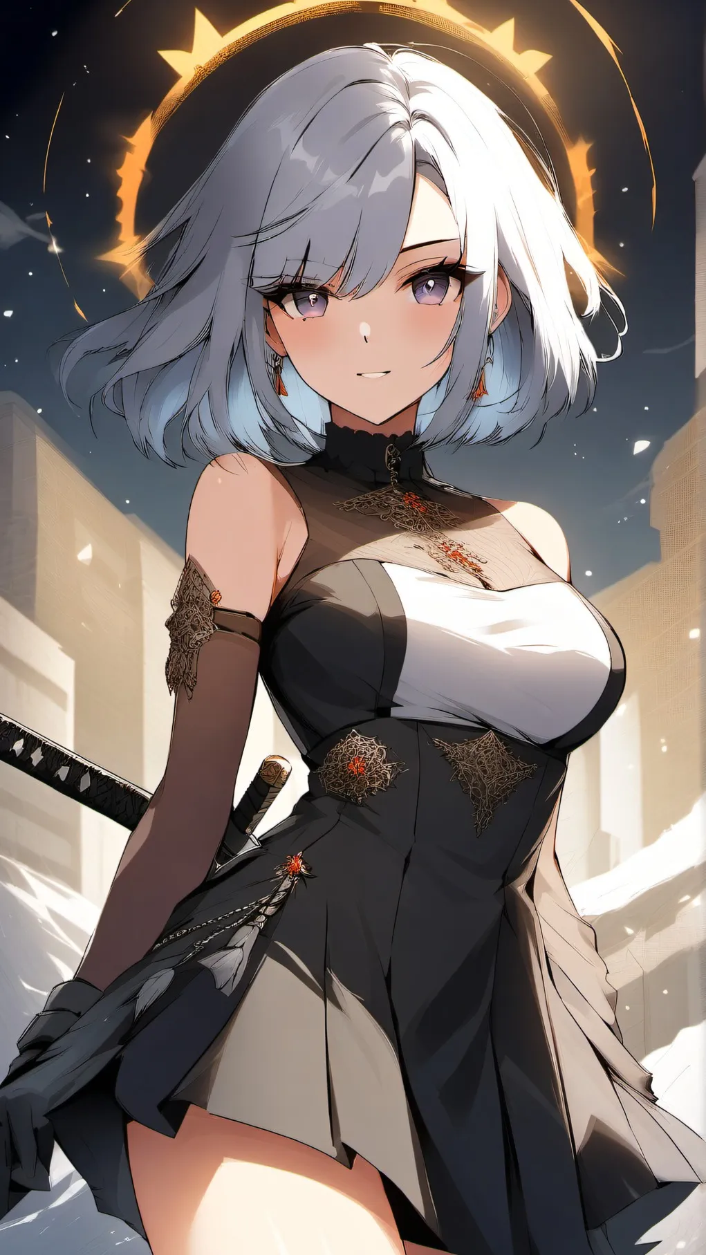 ai character: lute background