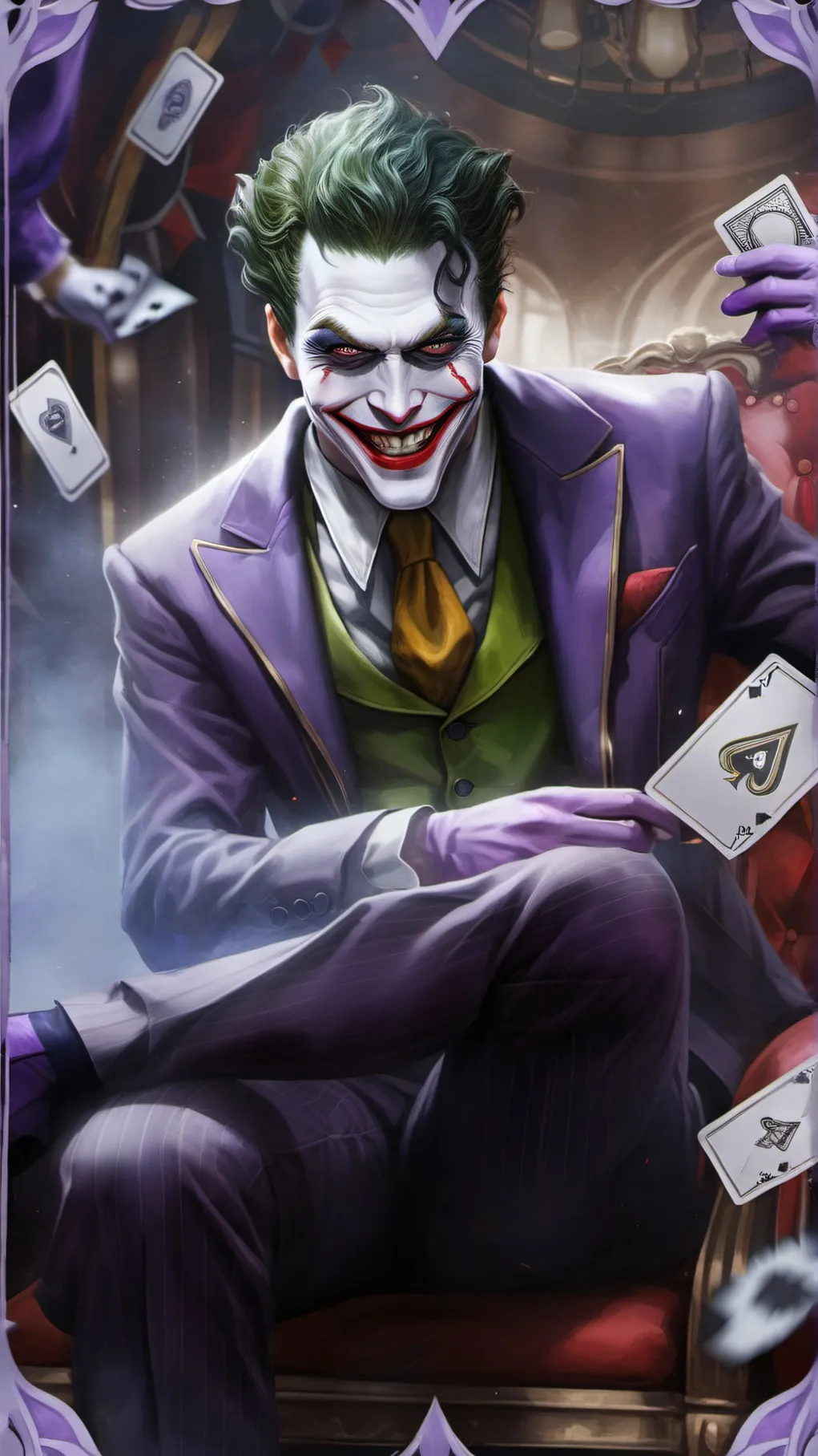 ai character: Joker background